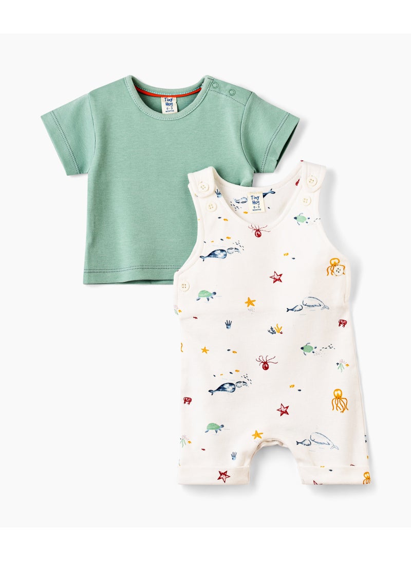 Tiny Hug BABY BOYS DUNGAREE - Image 1